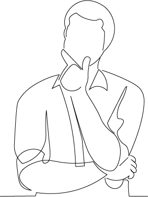 Person with lightbulb